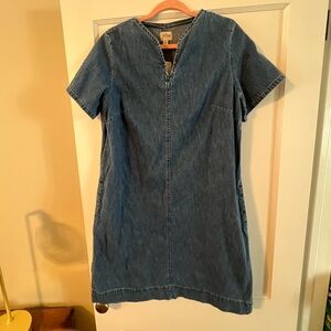 J. Crew Blue Denim Dress